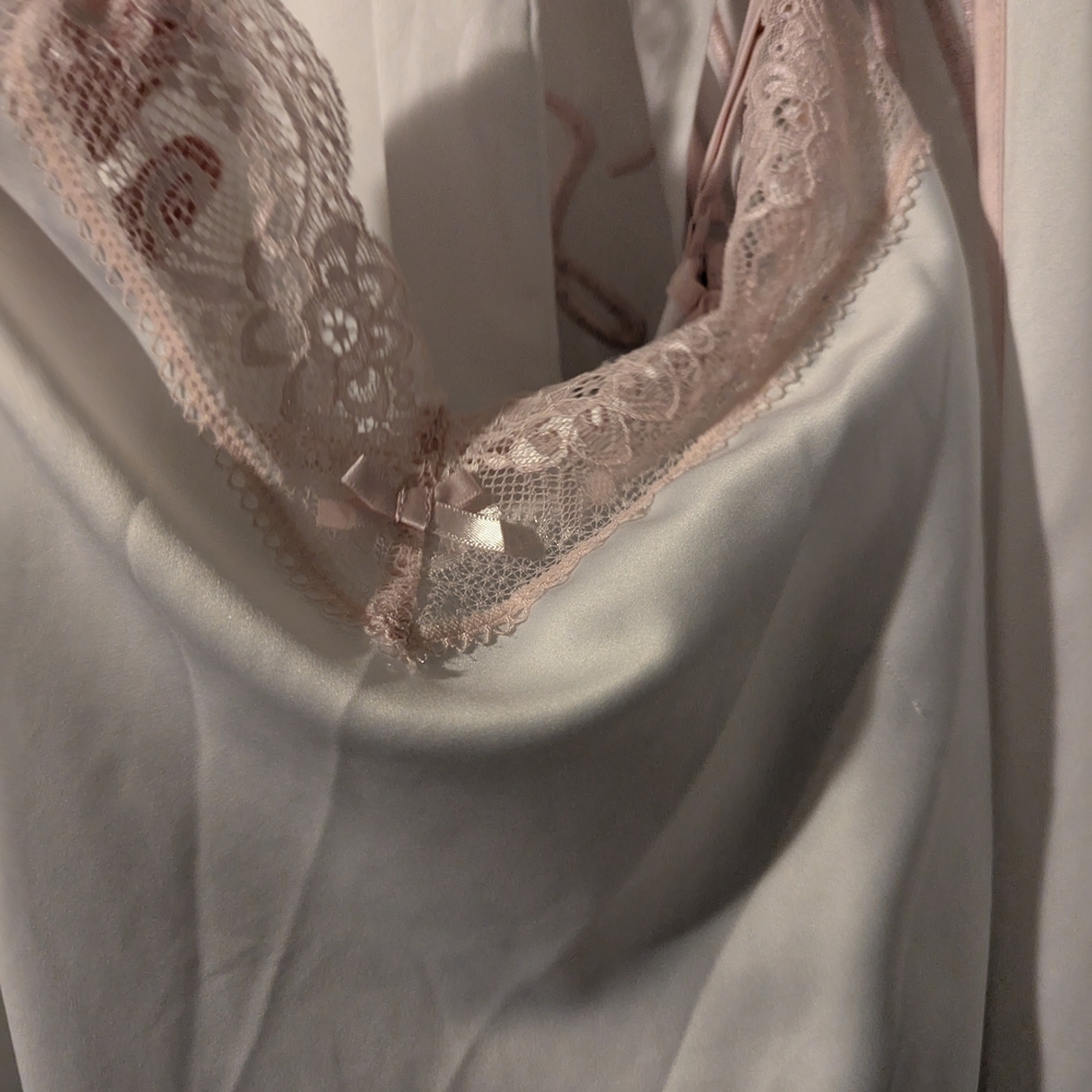 Mrs. Robe And Camisole Nightgown - Picture 3 of 4